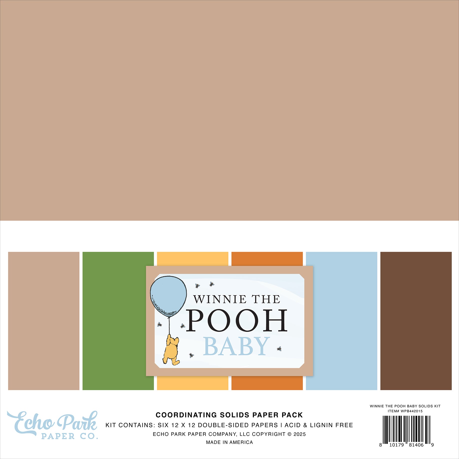 Echo Park Winnie the Pooh Baby Solids Kit