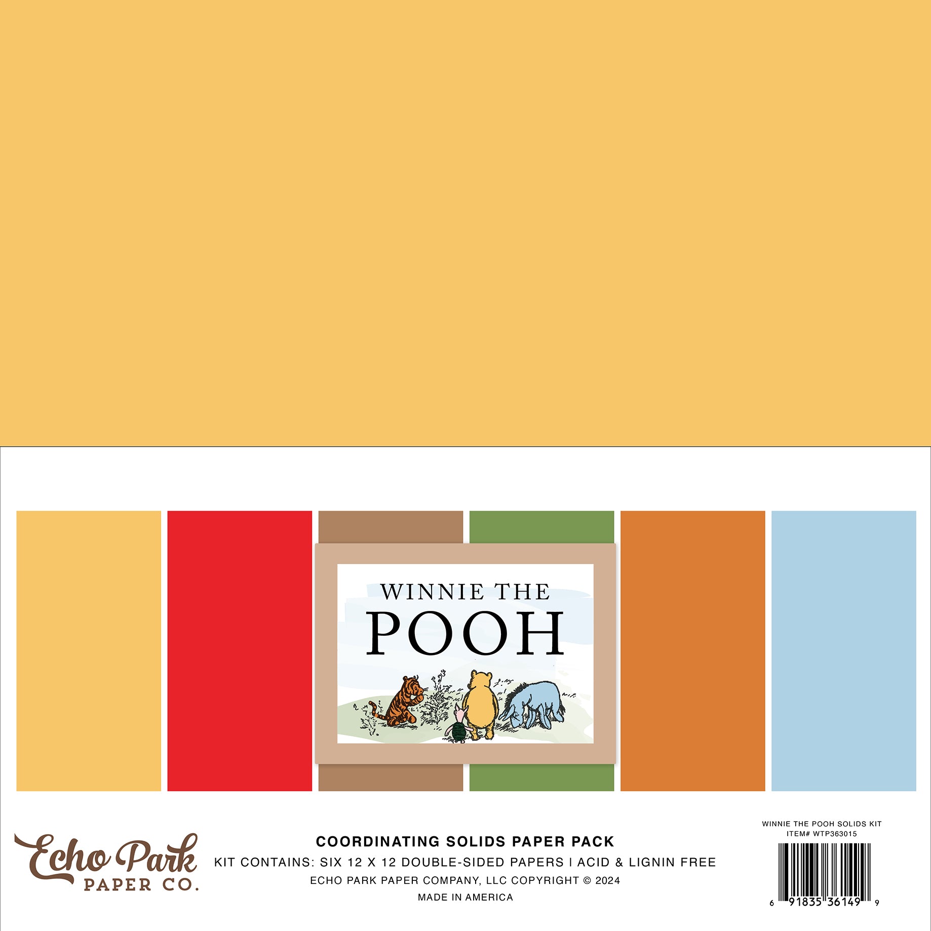 Echo Park Winnie The Pooh Solids Kit