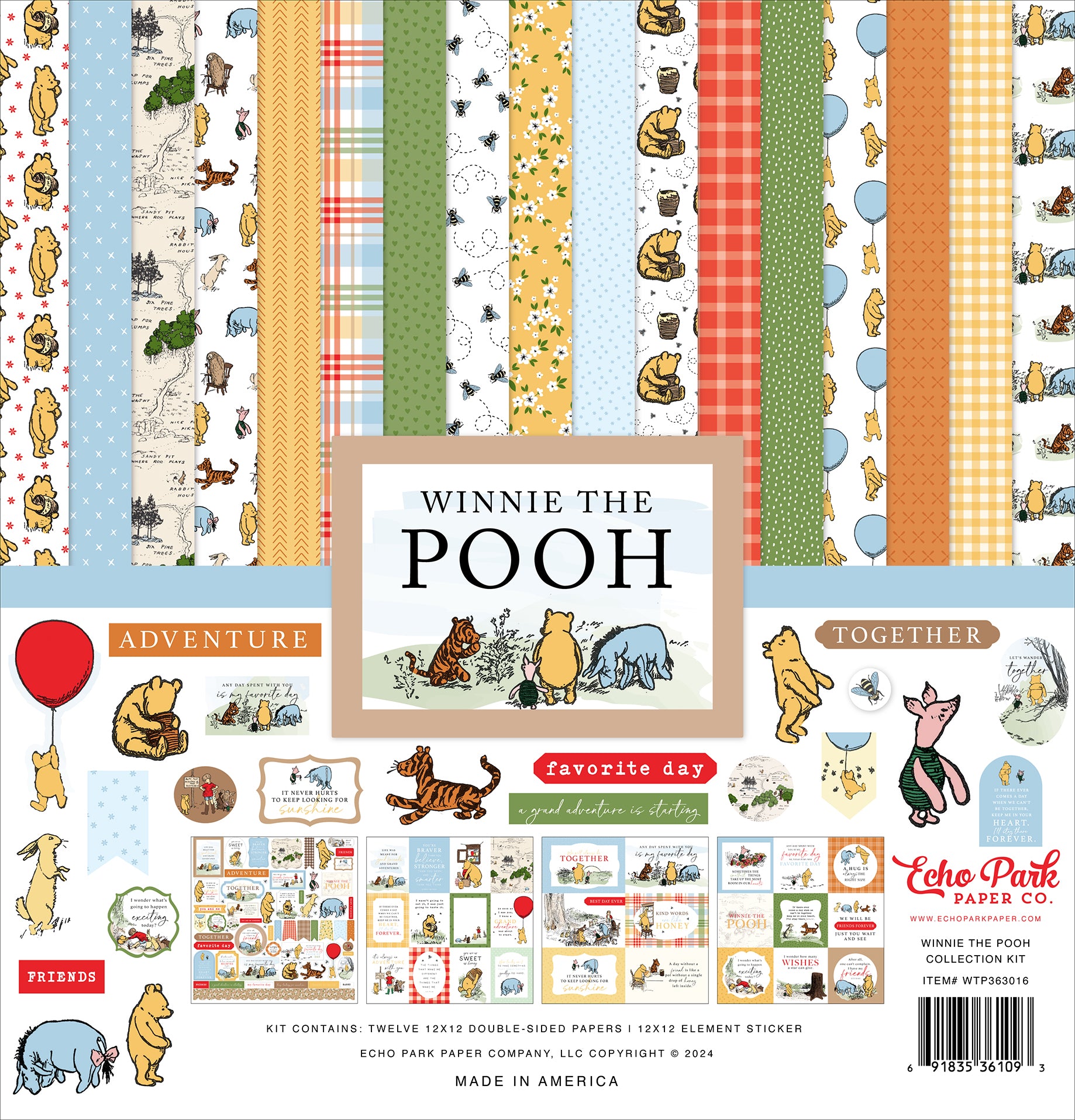 Echo Park Winnie the Pooh Collection Kit